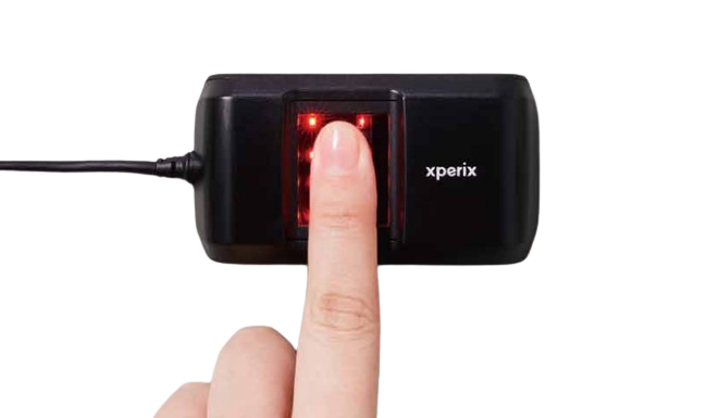 Xperix Lector de Huella Digital BIOMINI SLIM 3, USB 2.0, Negro