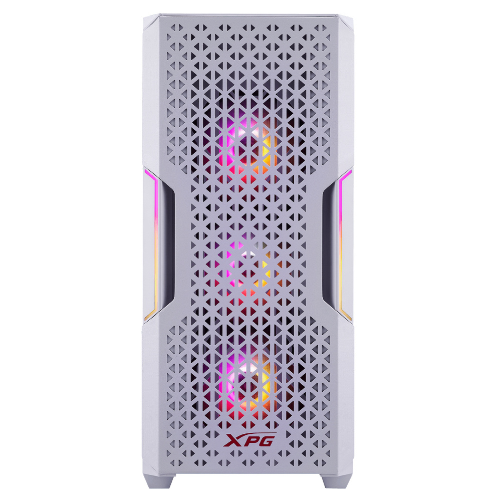 Gabinete XPG Starker Air con Ventana ARGB, Midi-Tower, Mini-ITX/Micro-ATX/ATX, USB 3.0, sin Fuente, 2 Ventiladores Instalados, Blanco