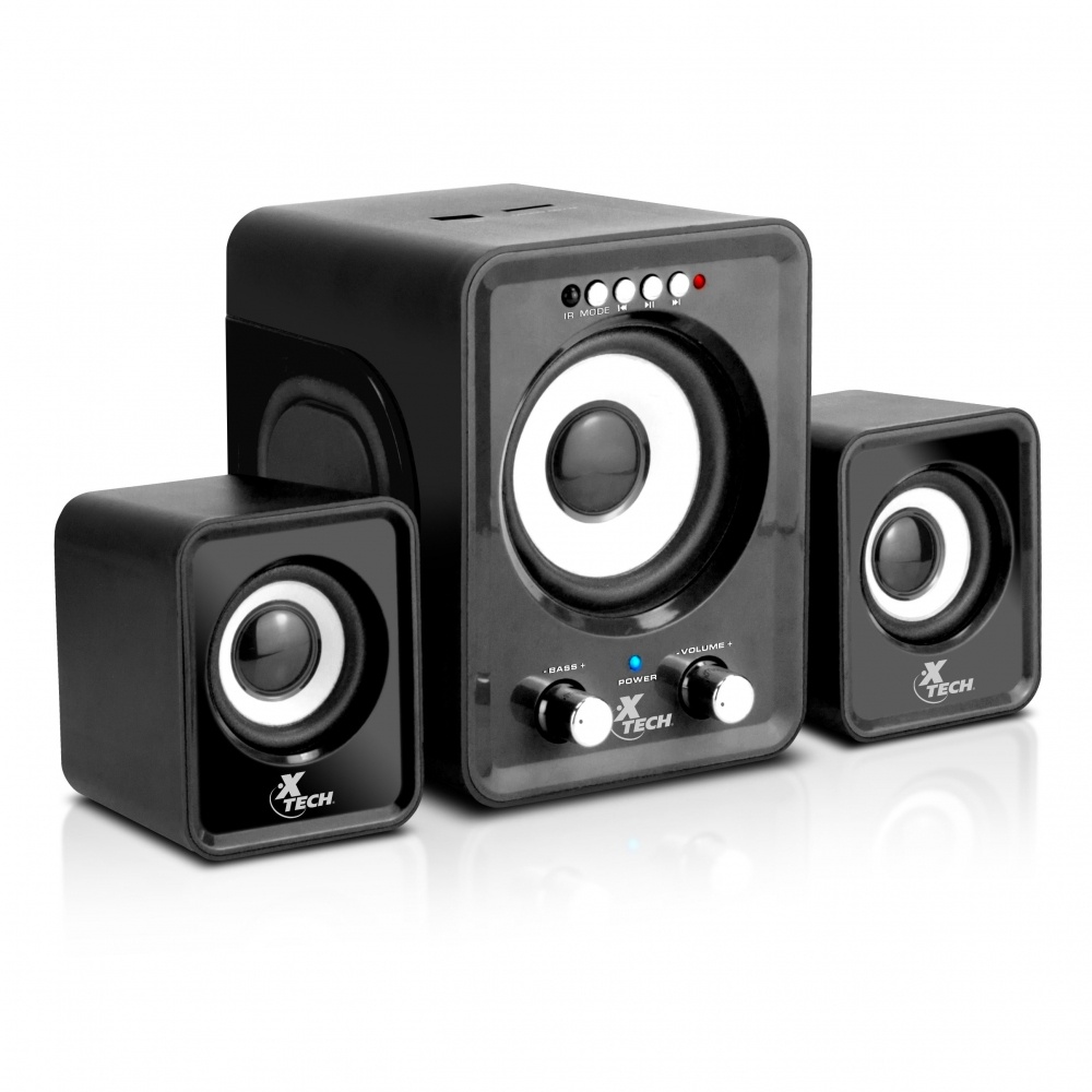 Compra Xtech Bocina Subwoofer Xts 375bk Alámbrico 21 12w Rms Usb Negro Cyberpuertamx 3617