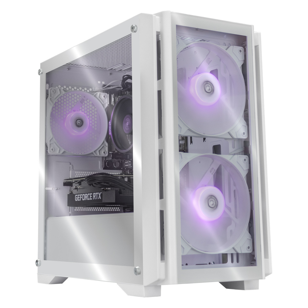 Computadora Gamer Xtreme PC Gaming CM-05462, AMD Ryzen 5 5600X 3.7GHz, 16GB, 4TB HDD + 500GB SSD, Wi-Fi, NVIDIA Geforce RTX 3060, Windows 10 Prueba, Blanco Carbono