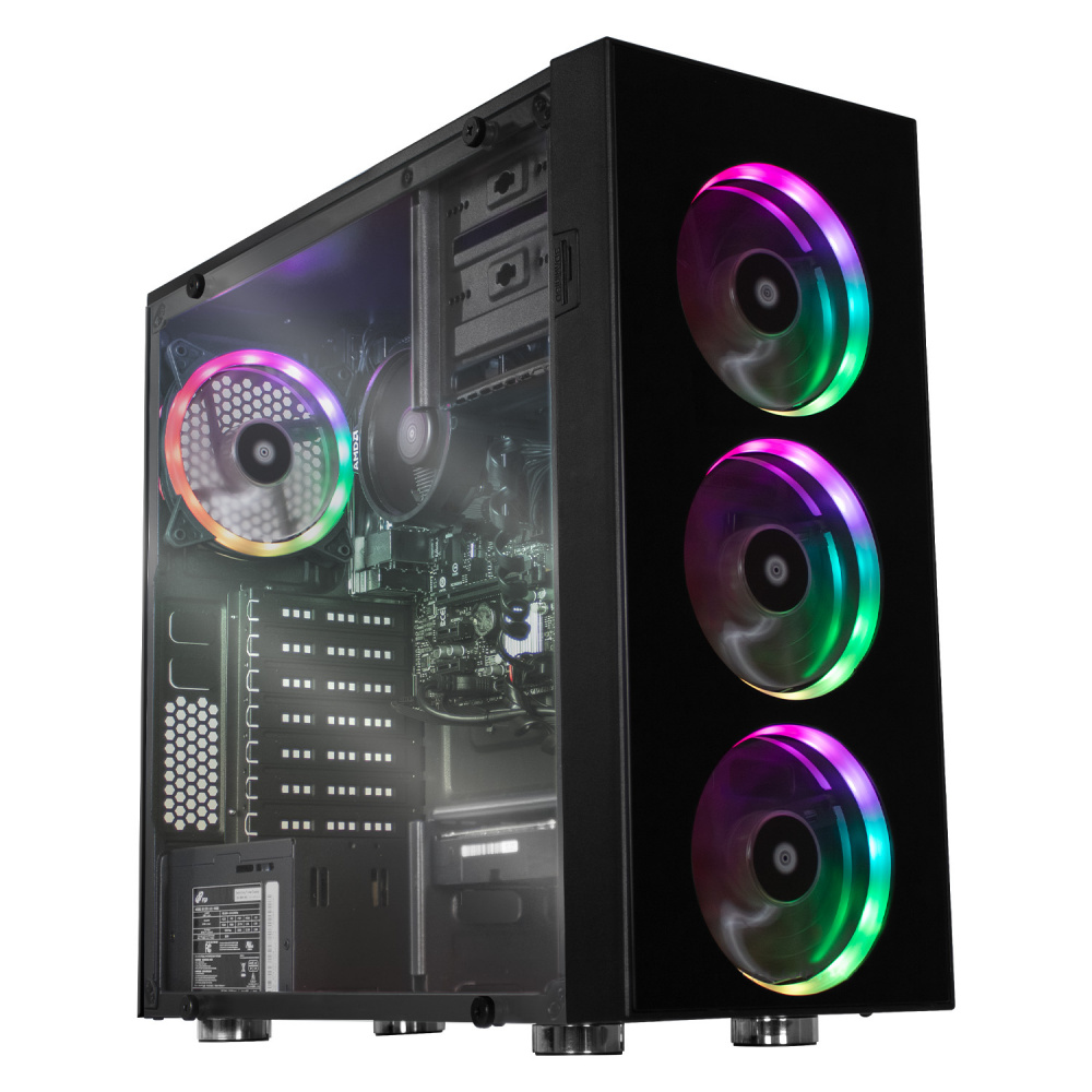 Computadora Gamer Xtreme PC Gaming CM-05368, AMD Ryzen 7 PRO 4750G 3.60GHz, 16GB, 3TB + 500GB SSD, Wi-Fi, Windows 10 Prueba