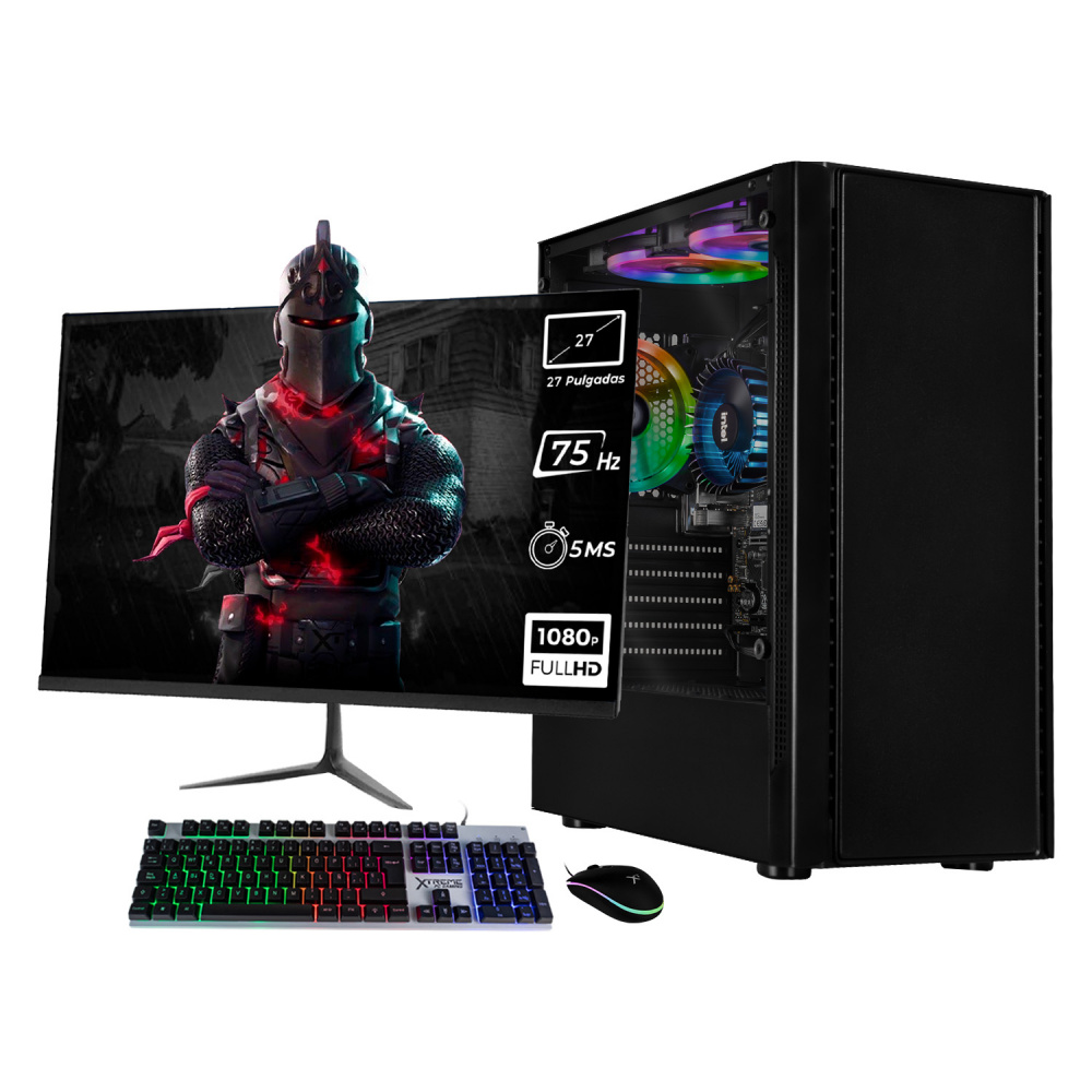 Computadora Xtreme PC Gaming CM-05506, Intel Core i9-12900, 16GB, 1TB SSD, Wi-Fi, Windows 11 Prueba + Teclado/Mouse/Monitor de 27"