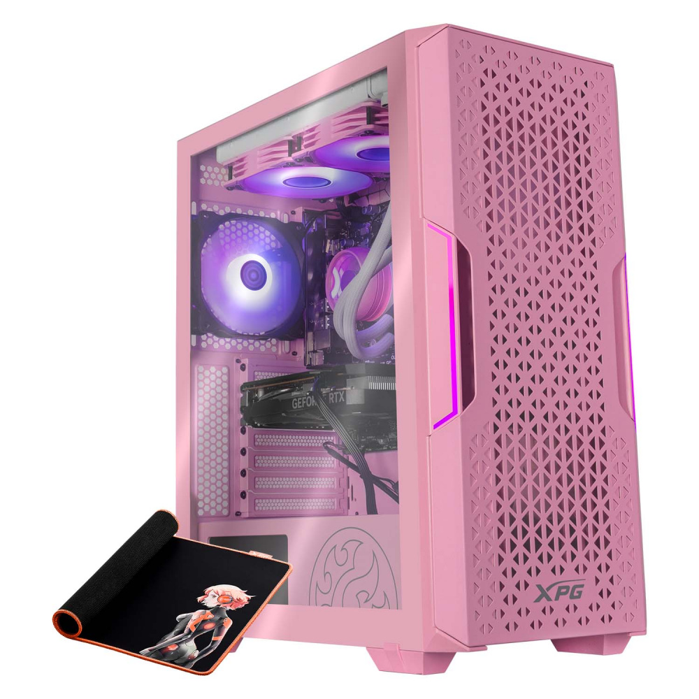 Computadora Gamer Xtreme PC Gaming CM-60422, AMD Ryzen 7 5700X, 32GB, 4TB + 500GB SSD, Windows 10 Prueba, Rosa