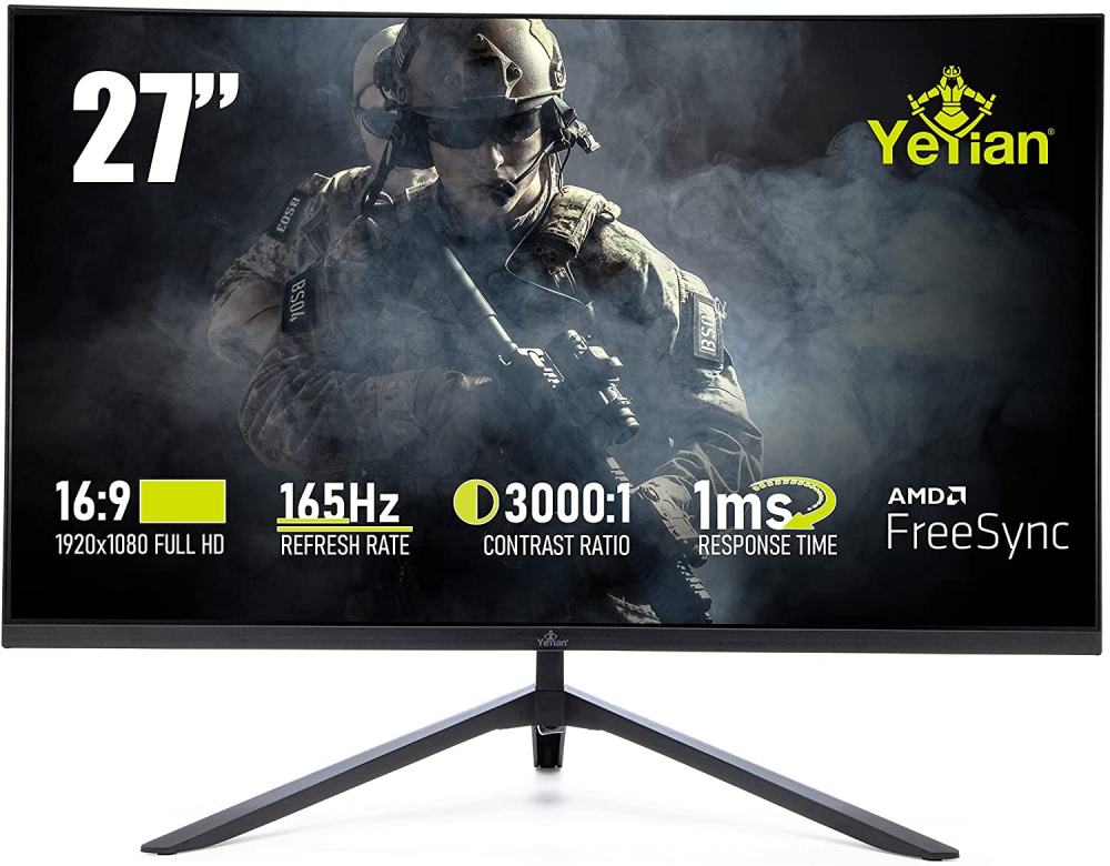 Monitor Gamer Yeyian Odraz Serie 2000 LED 27'', Full HD, FreeSync, HDMI, Negro