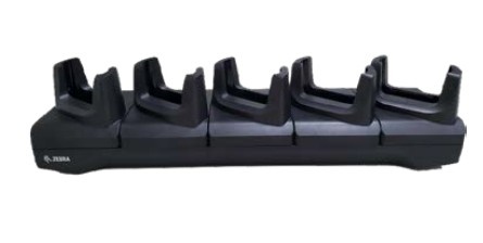 Zebra Cuna de Carga de 5 Dispositivos para TC21/TC26, Negro - no incluye Fuente y Cable de Poder, 