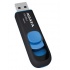 Memoria USB Adata DashDrive UV128, 64GB, USB 3.0, Lectura 90MB/s, Escritura 40MB/s, Negro/Azul  1