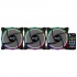 Ventilador Aerocool Eclipse 12 Pro RGB, 120mm, 1200RPM, Negro - 3 Piezas  3
