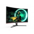 Monitor Gamer Curvo AOC C32G3E LED 31.5", Full HD, FreeSync, 165Hz, HDMI/DisplayPort, Negro/Rojo ― Daño en uno de los HDMI  3