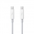 Apple Cable Thunderbolt 2.0 Macho - Thunderbolt 2.0 Macho, 2 Metros, Blanco, para MacBook Air/Pro  1