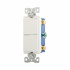 Arrow Hart Interruptor Doble 7732W-BOX, 120 - 277V, 15A, Blanco  3