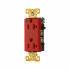 Arrow Hart Tomacorriente 8362RD, 2 Enchufes, 125V, 20A, Rojo  2