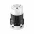 Arrow Hart Conector Recto, NEMA 5-15R, 125V, 15A, Negro/Blanco  1