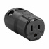 Arrow Hart Conector de Nylon AH5969BK, 15A, 125V, Negro  3