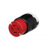 Arrow Hart Conector de Media Vuelta AHCL1620C, 20A, 480V, Negro/Rojo  1