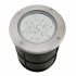 Artlite Lámpara LED para Piso Empotrable ADE-208, Exteriores, Luz Blanca Cálida, 9W, 650 Lúmenes, Negro/Plata, para Casa  1