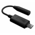 ASUS Adaptador de Micrófono con Cancelación de Ruido USB C - 3.5mm, Negro, para PC/Laptop/Smartphone  1