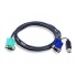 Aten Cable KVM 2L5202U, VGA/USB Macho - SPHD Macho, 1.8 Metros, Negro  1
