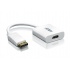 Aten Adaptador DisplayPort  Macho - HDMI Hembra, Blanco  1