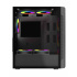 Gabinete Balam Rush DragonFly Crystal GM745 con Ventana, Midi-Tower, ATX/Micro ATX/Mini-ATX, USB 3.0, sin Fuente, 4 Ventiladores RGB Instalados, Negro  3