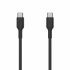 Belkin Cargador de Pared BoostCharge, 3A, 1x USB-C, 1x USB-A, Negro ― incluye Cable USB C - USB C  5