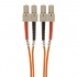 Belkin Cable Fibra Óptica Multimodo OFC SC Hembra - SC Hembra, 50/125µm, 1 Metro, Naranja  2