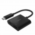 Belkin Adaptador USB C Macho - HDMI Hembra + USB C, Negro  1