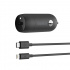 Belkin Cargador para Auto CCA003BT04BK, 1x USB-C, Negro + Cable USB-C - Lightning  2