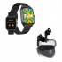 Binden Smartwatch ERA DAY, Touch, Bluetooth, Android/iOS, Negro - Incluye Audífonos One Pods Negro  1