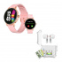 Binden Smartwatch ERA One Lite, Touch, Bluetooth, Android/iOS, Rosa - Incluye Audífonos Dark Booster  1