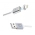 Blackpcs Cable de Carga Lightning Macho Magnético - USB A Macho, 1 Metro, Plata, para iPod/iPhone/iPad  1
