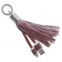 BRobotix Cable de Carga USB A Macho - Lightning Macho, 20cm, Rosa, para iPhone/iPad  1