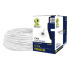 BRobotix Bobina de Cable Cat6 UTP, 100 Metros, Blanco  2