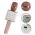 BRobotix Micrófono Karaoke 832460, Alámbrico, USB, Bronce/Blanco  7