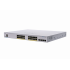 Switch Cisco Gigabit Ethernet Business 250, 24 Puertos PoE 10/100/1000 + 4 Puertos 10G SFP+, 370W, 8.000 Entradas - Administrable  1