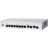 Switch Cisco Gigabit Ethernet Business CBS350, 8 Puertos SFP PoE 10/100/1000 + 2 Puertos Gigabit Combo RJ45/SFP, 65W, 20 Gbit/s, 16.000 Entradas - Administrable  1