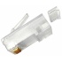 CoomScope Plug Modular RJ-45, Cat6/6a, Transparente, 100 Piezas  1