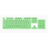 Corsair Set de 104 Teclas PBT DOUBLE-SHOT PRO, para Teclados Mecánicos, Verde  1