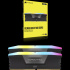 Kit Memoria RAM Corsair VENGEANCE RGB DDR5, 6400MHz, 32GB (2 x 16GB), Non-ECC, CL36, XMP  6