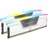 Kit Memoria RAM Corsair Vengeance RGB DDR5, 6000MHz, 64GB - 2 x 32GB, CL30, XMP, Blanco  1