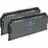 Kit Memoria RAM Corsair Dominator Platinum RGB DDR5, 5200MHz, 32GB (2 x 16GB), Non-ECC, CL40, EXPO/XMP, Gris  1