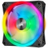 Ventilador Corsair iCUE QL140 RGB, 140mm, 1250RPM, Negro/Gris, 2 Piezas  4