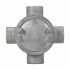 Crouse-Hinds Caja Condulet GUAX49, 1-1/4", Gris  4
