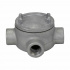 Crouse-Hinds Caja Condulet GUAX49, 1-1/4", Gris  1