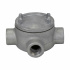 Crouse-Hinds Caja Condulet GUAX59, 1 1/2", Gris  1