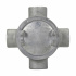 Crouse-Hinds Caja Condulet GUAX69, 2", Gris  4