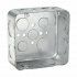 Crouse-Hinds Caja Cuadrada de Pared TP558, 1", Acero  1