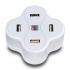 CyberPower Cargador de Pared TR14A42U, 5.25V, 2 Puertos USB 2.0, Blanco  2