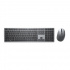 Kit de Teclado y Mouse Dell KM7321W, Inalámbrico, USB, Gris (Inglés)  1