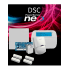 DSC Kit Sistema de Alarma NEO-LCD-SB, incluye Teclado Inalámbrico/Sensor PIR/Contactos/Transformador/Gabinete  1
