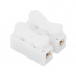 Epcom Conector Push, 2 Contactos, Blanco, 1 Pieza  3